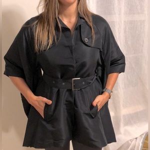 BCBG Paris trench poncho